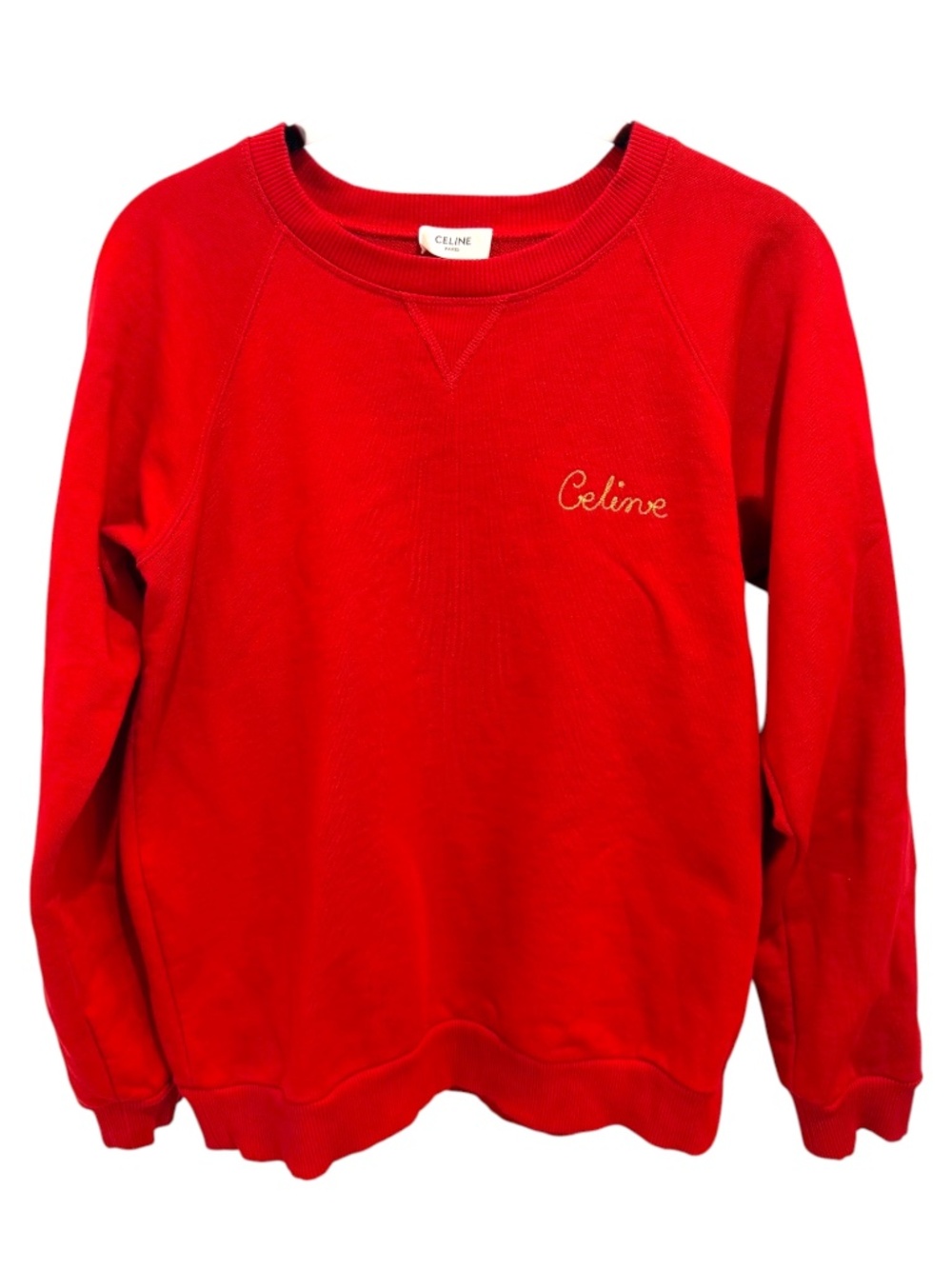 Celine Embroidered Logo Sweatshirt